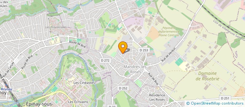 localisation de l'entreprise MADAME EVE PERRIAL à MANDRES-LES-ROSES