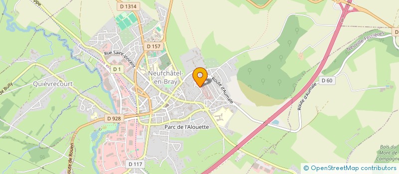 localisation de l'entreprise MADAME EVE PIERARD  NEUFCHATEL-EN-BRAY