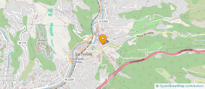 localisation de l'entreprise MADAME EVE PIETRUSCHI à LA TRINITE