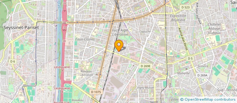 localisation de l'entreprise MADAME EVE POINTET à GRENOBLE