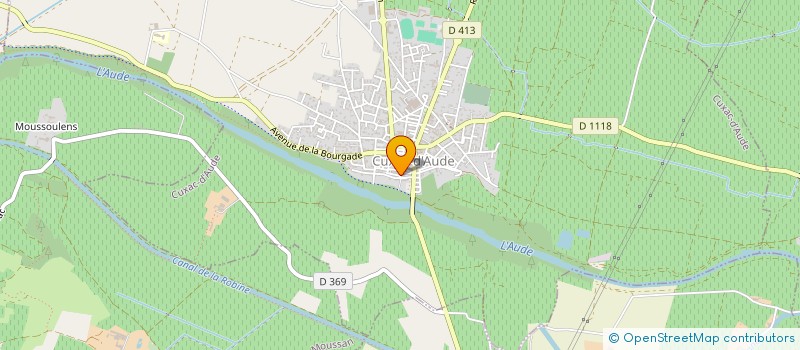 localisation de l'entreprise MADAME EVE POIRRIER  CUXAC-D'AUDE