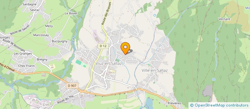 localisation de l'entreprise MADAME EVE PUGET  VIUZ-EN-SALLAZ