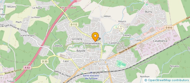 localisation de l'entreprise MADAME EVE QUENAUDON  SAINT-VINCENT-DE-TYROSSE