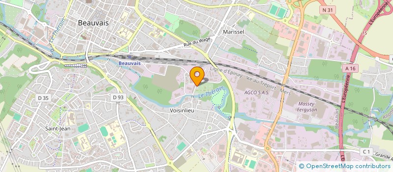 localisation de l'entreprise MADAME EVE RANAIVO RAJAONA  BEAUVAIS