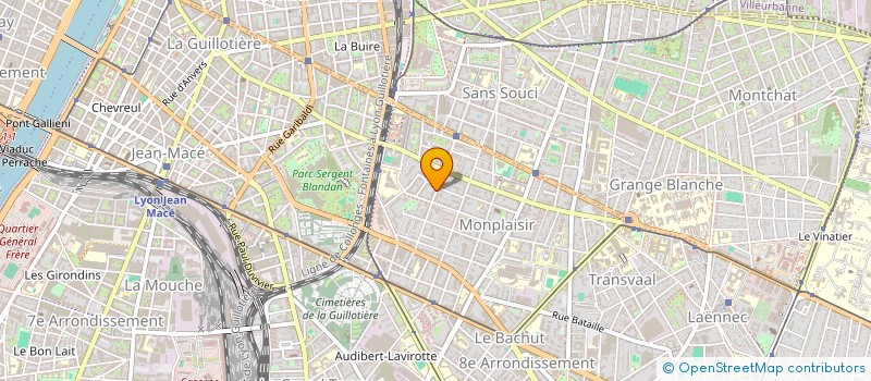 localisation de l'entreprise MADAME EVE RENAUDIN  LYON