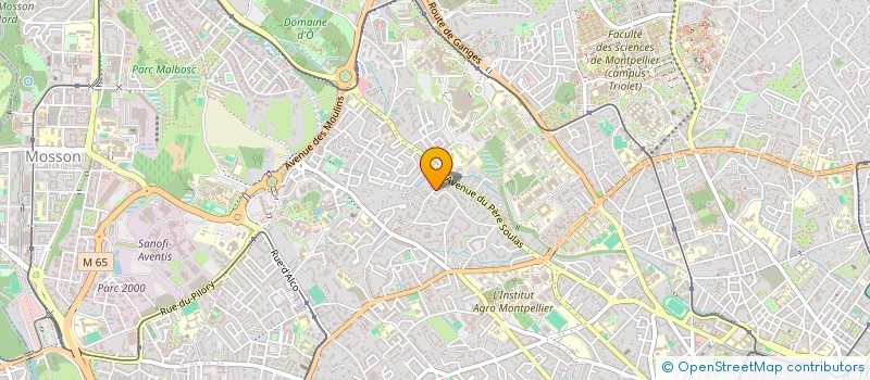 localisation de l'entreprise MADAME EVE RICHAUD à MONTPELLIER