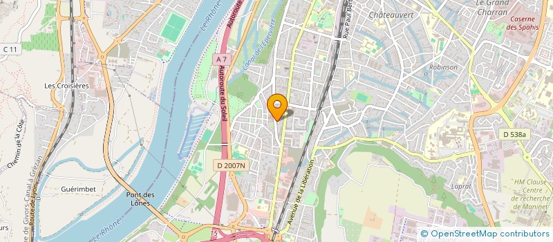 localisation de l'entreprise MADAME EVE ROCHEFORT  VALENCE