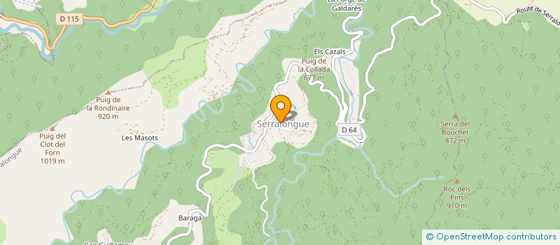 localisation de l'entreprise MADAME EVE ROIG  SERRALONGUE