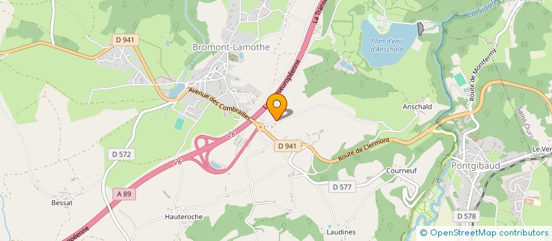 localisation de l'entreprise MADAME EVE ROUSSEAU à COURNON-D'AUVERGNE