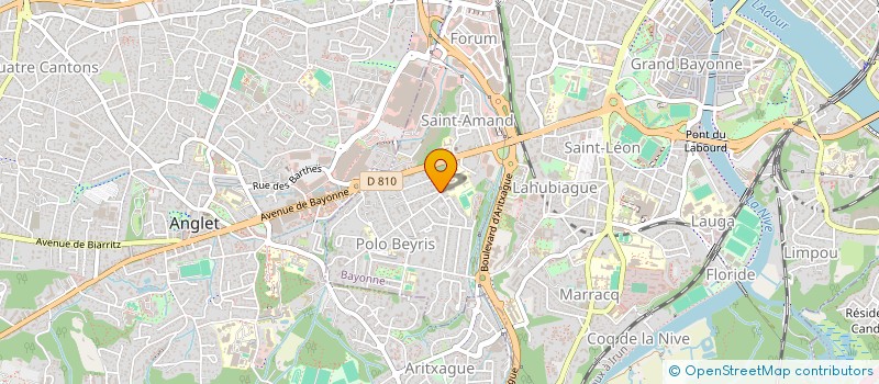 localisation de l'entreprise MADAME EVE SANDRINE GAUDET  BAYONNE