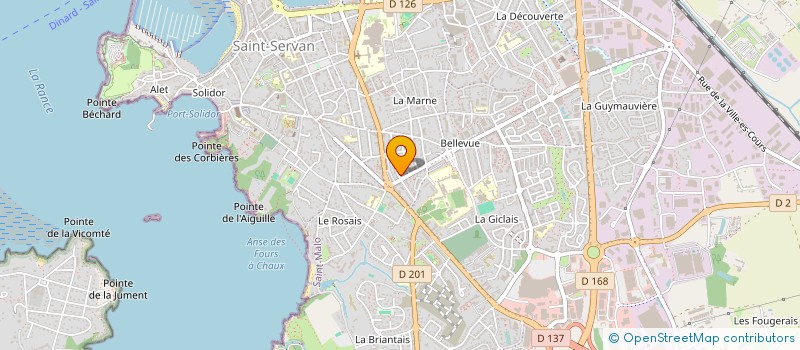 localisation de l'entreprise MADAME EVE SECONDS  SAINT-MALO