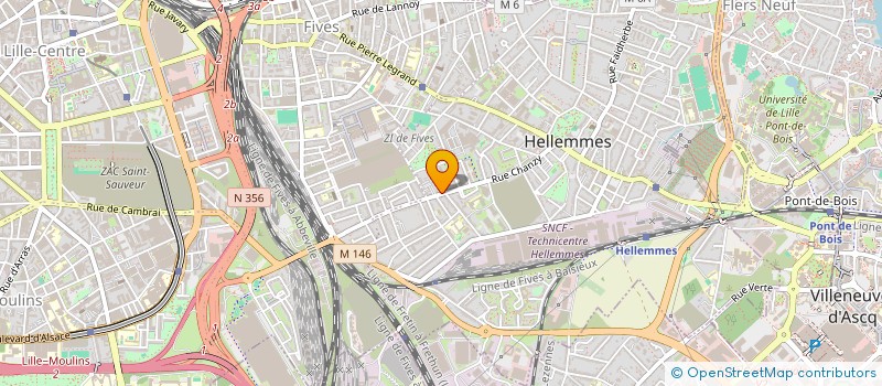 localisation de l'entreprise MADAME EVE SERVENT à LILLE