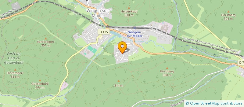 localisation de l'entreprise MADAME EVE STENGER  WINGEN-SUR-MODER