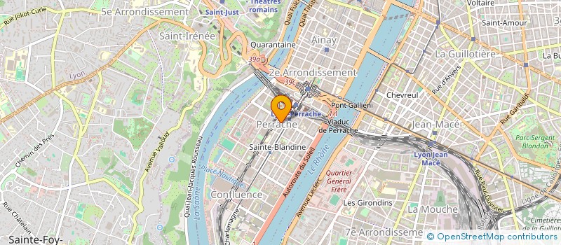 localisation de l'entreprise MADAME EVE THOMAS à LYON