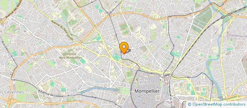 localisation de l'entreprise MADAME EVE TOUBERT  MONTPELLIER