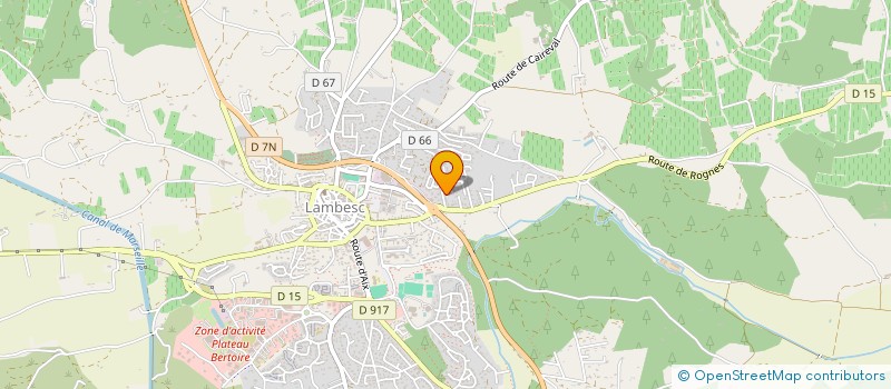 localisation de l'entreprise MADAME EVE VAGNERS  LAMBESC