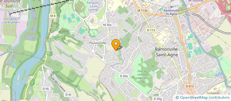 localisation de l'entreprise MADAME EVE VERGNES à TOULOUSE