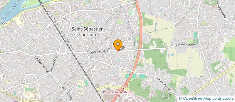localisation de l'entreprise MADAME EVE VICQUENAULT à SAINT-SEBASTIEN-SUR-LOIRE