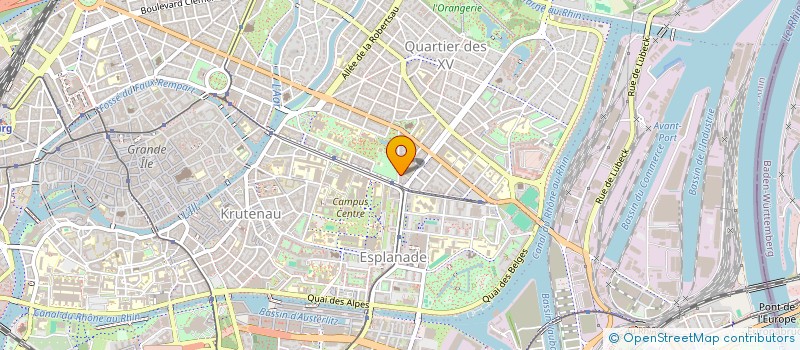 localisation de l'entreprise MADAME EVE VOGEL  STRASBOURG