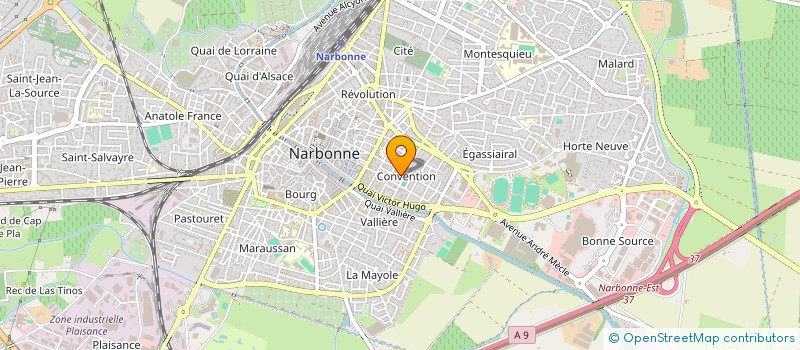 localisation de l'entreprise MADAME EVE YSERN  NARBONNE
