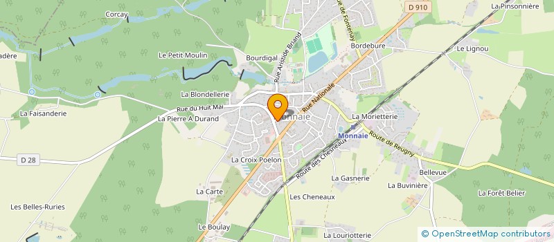 localisation de l'entreprise MADAME EVELIA LECLERC  SAINT-AMAND-LONGPRE