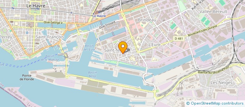 localisation de l'entreprise MADAME EVELIN GALLARDO FLORES  LE HAVRE