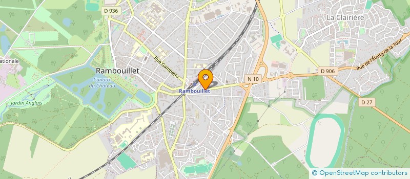 localisation de l'entreprise MADAME EVELIN SANCHEZ  RAMBOUILLET