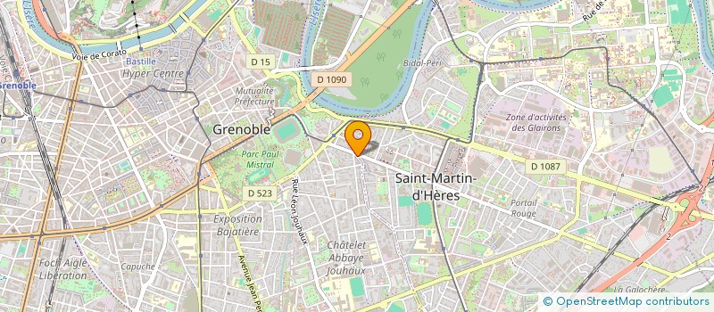 localisation de l'entreprise MADAME EVELINA CARP à GRENOBLE