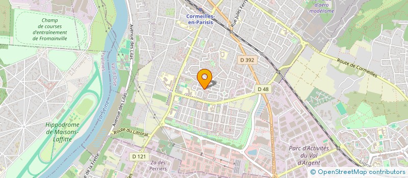 localisation de l'entreprise MADAME EVELINA NURMUKHAMETOVA à CORMEILLES-EN-PARISIS