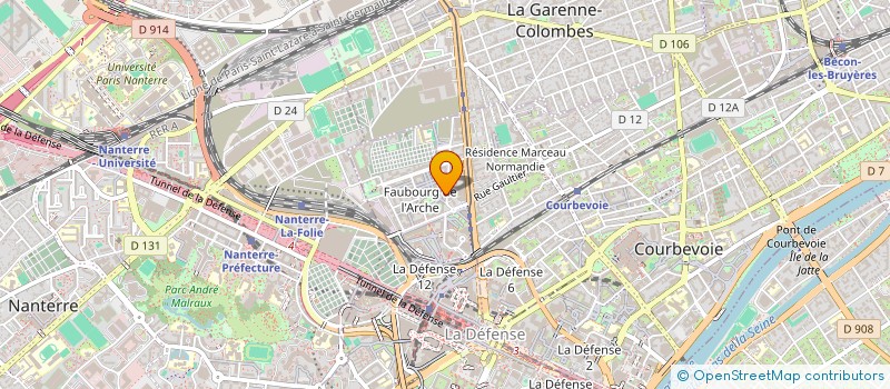 localisation de l'entreprise MADAME EVELINA REVENKO à COURBEVOIE