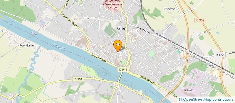 localisation de l'entreprise MADAME EVELINA SPIRGE  GIEN
