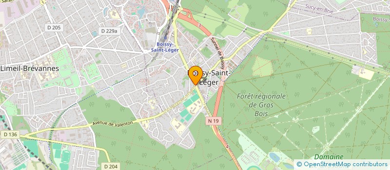 localisation de l'entreprise MADAME EVELINE BELANGER à BOISSY-SAINT-LEGER