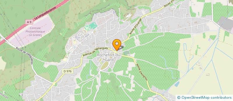 localisation de l'entreprise MADAME EVELINE CANADAS  ROCHEFORT-DU-GARD