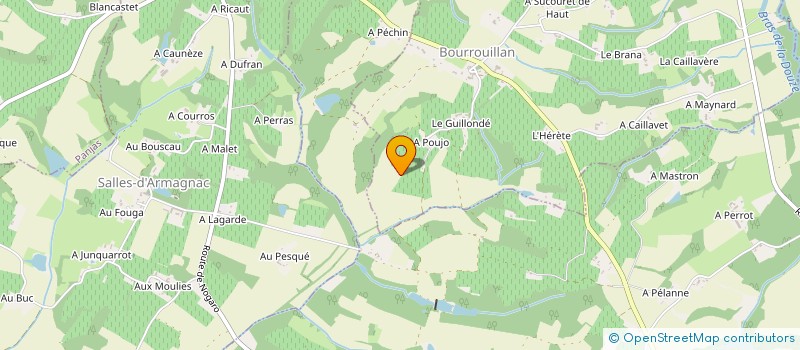 localisation de l'entreprise MADAME EVELINE CAPIN  MANCIET