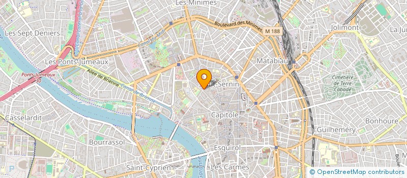 localisation de l'entreprise MADAME EVELINE COUDERC à TOULOUSE