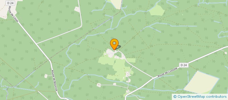 localisation de l'entreprise MADAME EVELINE DARTEYRON  LOSSE