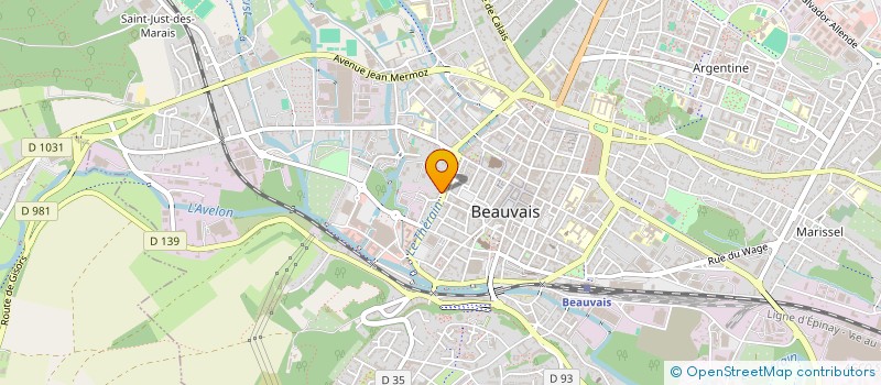 localisation de l'entreprise MADAME EVELINE DELGADO ESLAVA  BEAUVAIS