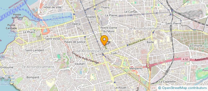 localisation de l'entreprise MADAME EVELINE DERACHE à MARSEILLE