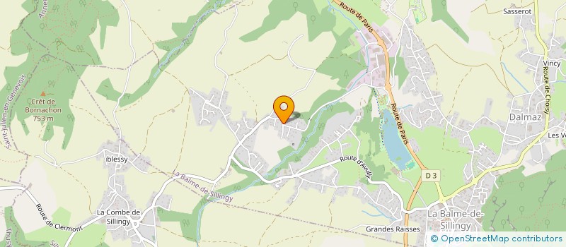 localisation de l'entreprise MADAME EVELINE FOUILLET  EPAGNY METZ-TESSY