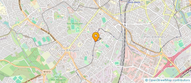 localisation de l'entreprise MADAME EVELINE GALLAND à MONTPELLIER