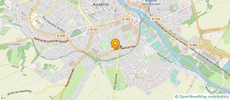 localisation de l'entreprise MADAME EVELINE GAVAND à AUXERRE
