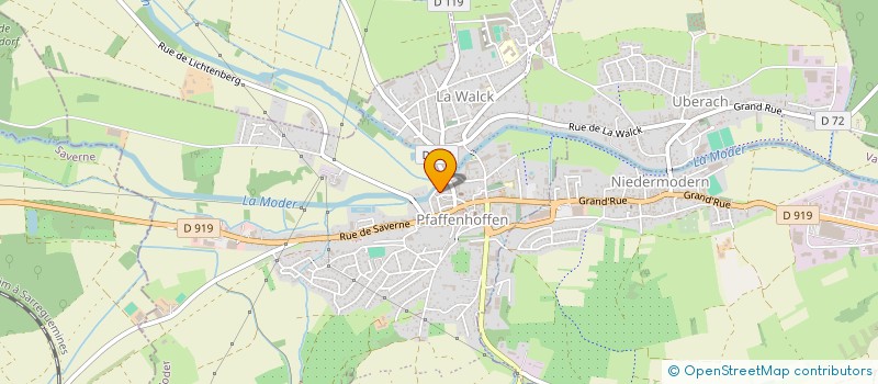 localisation de l'entreprise MADAME EVELINE GLASSEL  VAL-DE-MODER