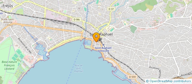 localisation de l'entreprise MADAME EVELINE INARD à SAINT-RAPHAEL
