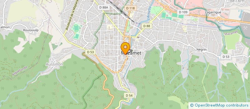 localisation de l'entreprise MADAME EVELINE LAPEYRE à MAZAMET