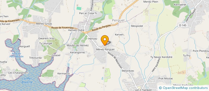 localisation de l'entreprise MADAME EVELINE LE NOAC H à FOUESNANT