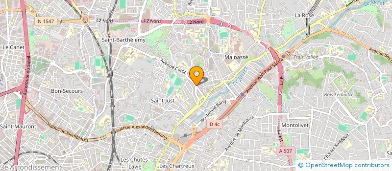 localisation de l'entreprise MADAME EVELINE MENNECE à MARSEILLE