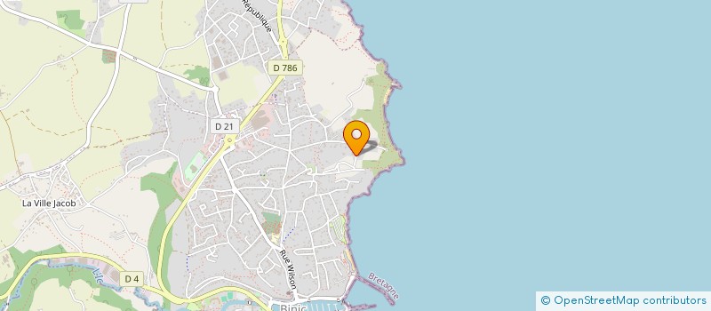 localisation de l'entreprise MADAME EVELINE MICHOT à BINIC-ETABLES-SUR-MER