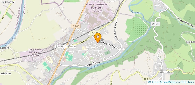 localisation de l'entreprise MADAME EVELINE NIRRENGARTEN à BIARS-SUR-CERE
