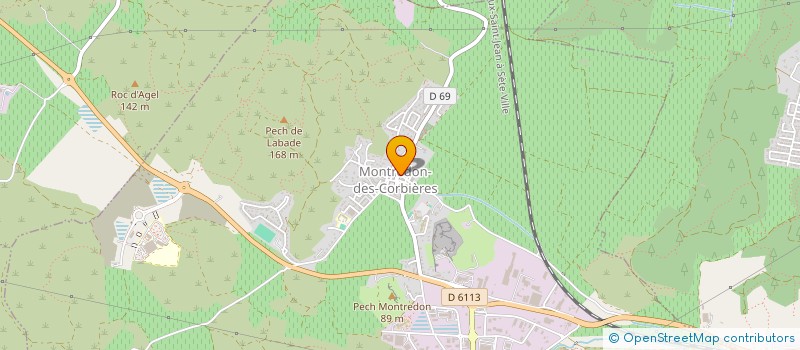 localisation de l'entreprise MADAME EVELINE PEREZ  MONTREDON-DES-CORBIERES