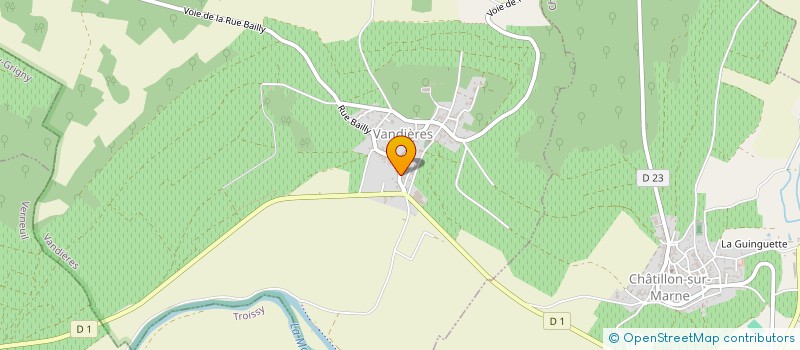 localisation de l'entreprise MADAME EVELINE REGNAUT  VANDIERES